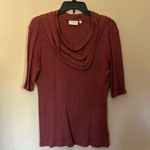 Anthropologie Deletta thermal knit top